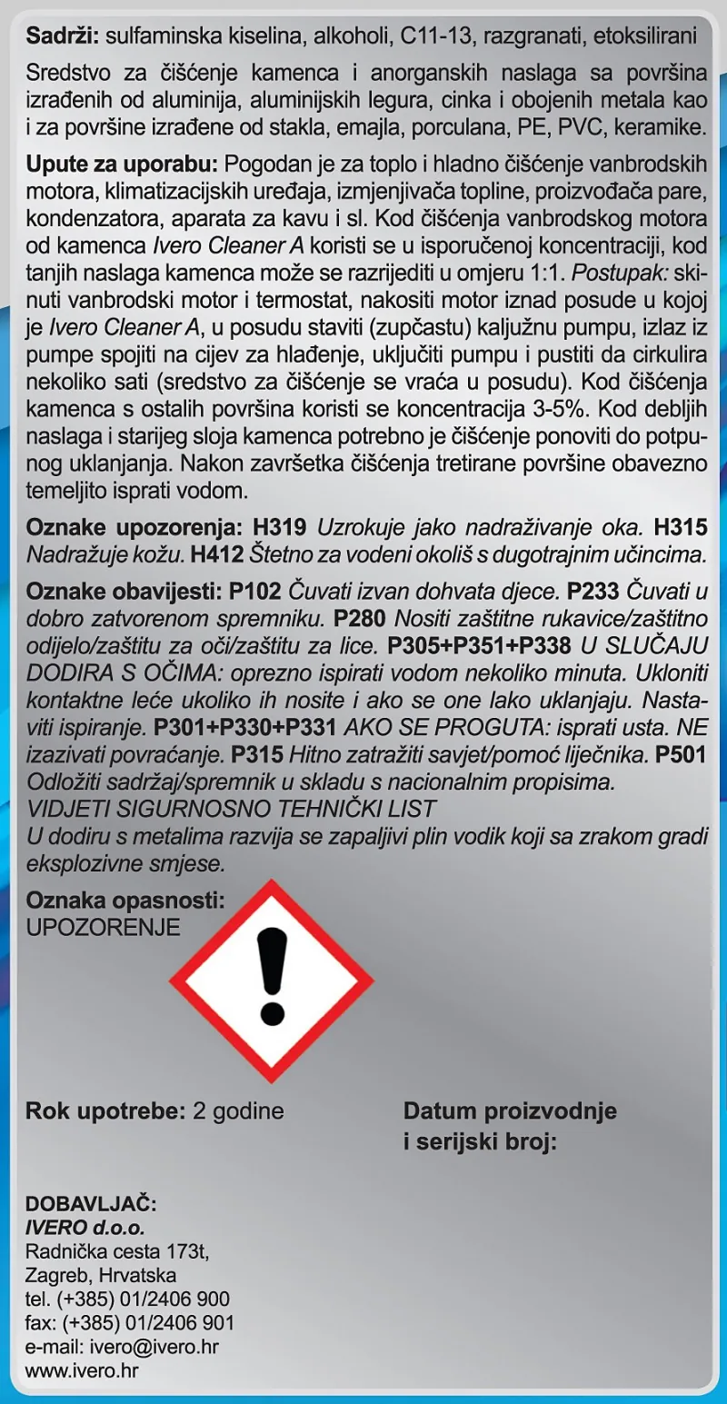 IVERO CLEANER A, 10 l - Slika 3