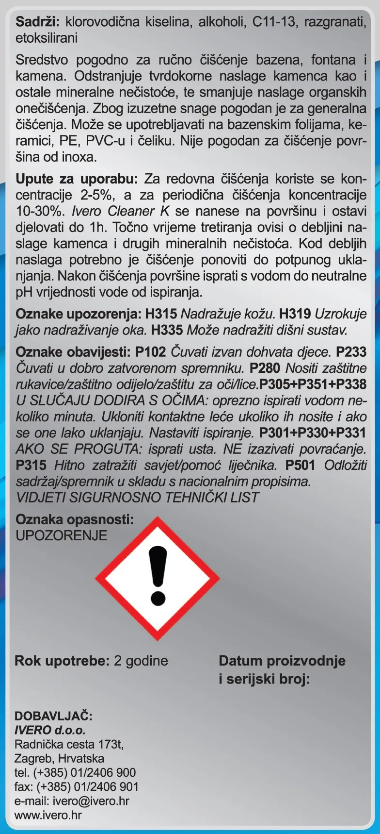 IVERO CLEANER K, 5 l - Slika 3