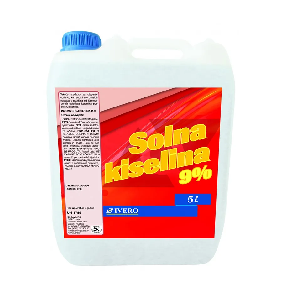 SOLNA KISELINA 9%, 5 l