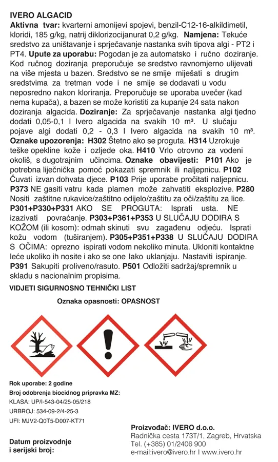 IVERO ALGACID, 1 l - Slika 3